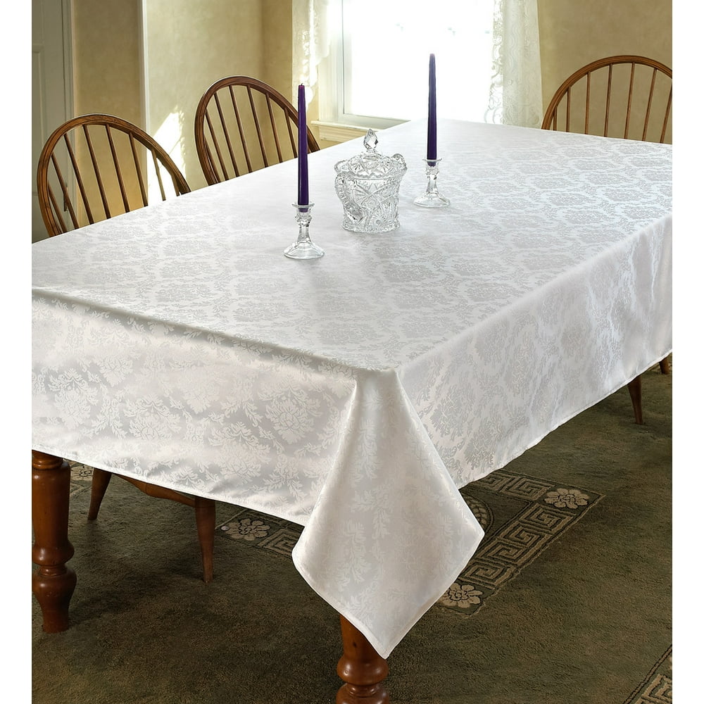 European Damask Design Tablecloth - Walmart.com - Walmart.com