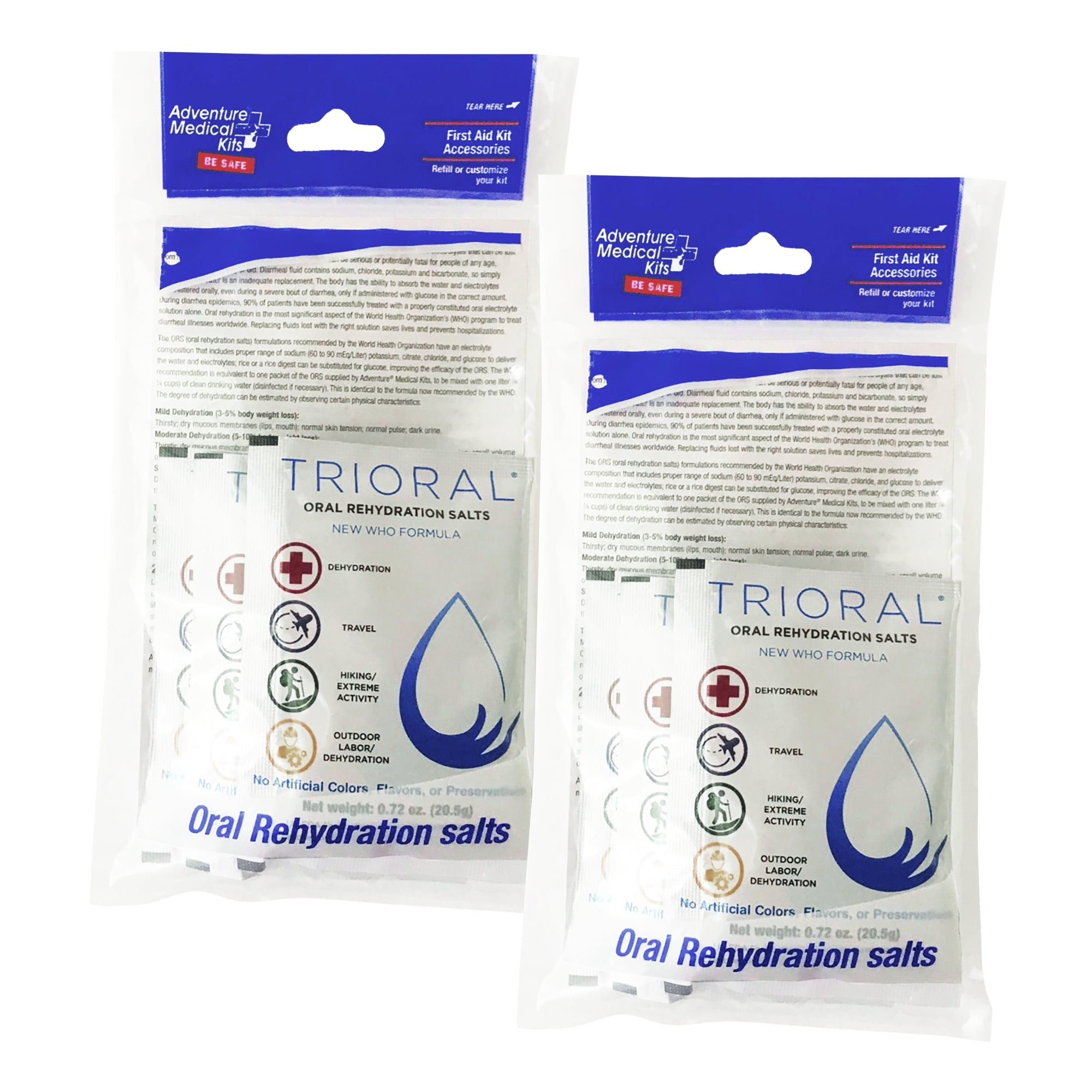 Adventure Medical Oral Rehydration Salts (3 Pieces) - (Pack of 2)