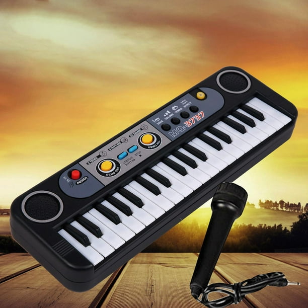 Piano para niños, piano eléctrico con micrófono, piano eléctrico con Piano para niños, piano eléctrico con micrófono, piano eléctrico con
