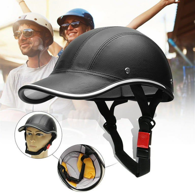 Stylish Bike Helmet Alternatives : Baseball Cap Helmet