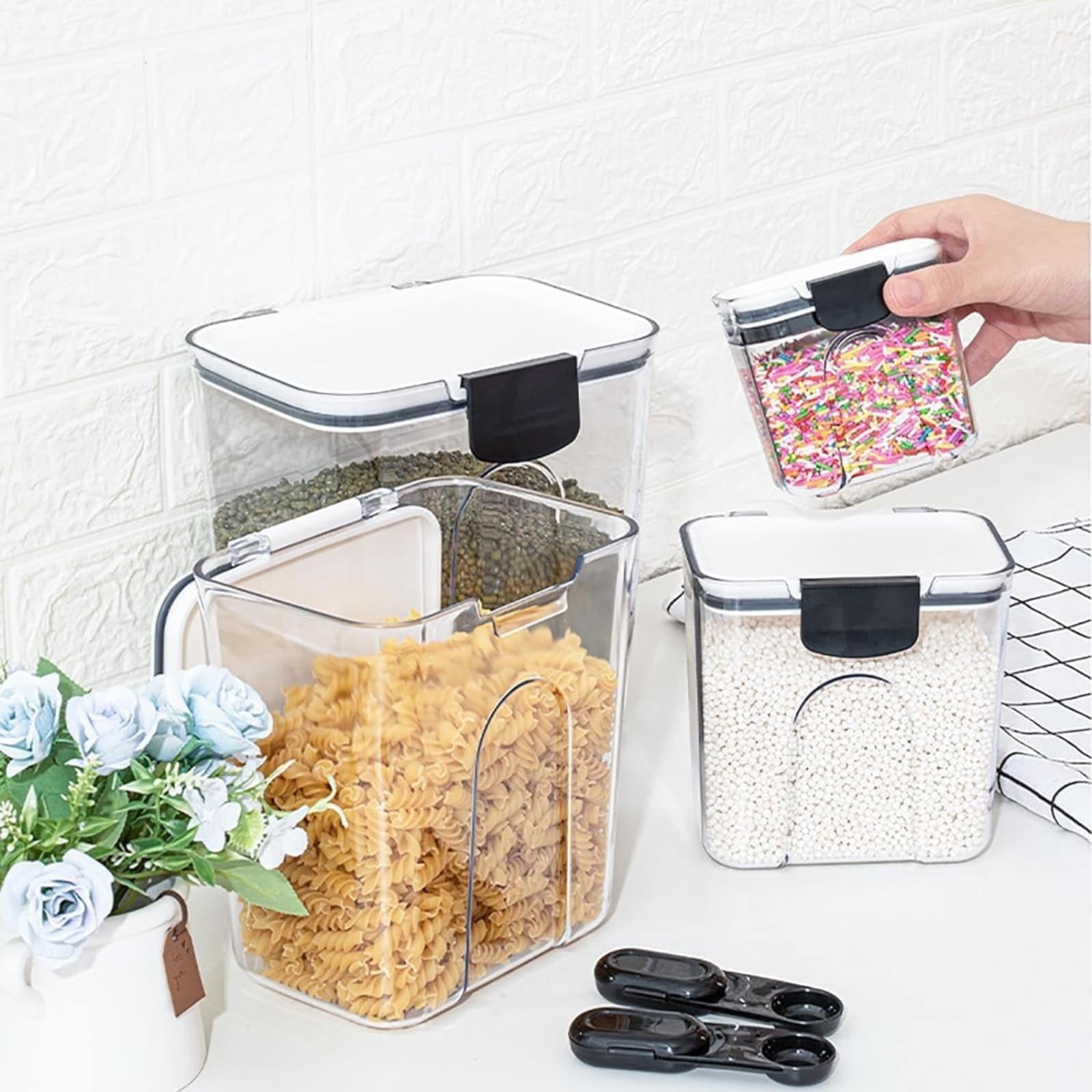 Dinmmgg Preservation Storag Orliya Baking Storage Set Orliya Baking Containers Storage Set With Labels Flour Sugar Storage Containers Set Airtight Food Storage Canisters Sets For Kitchen Pantry O