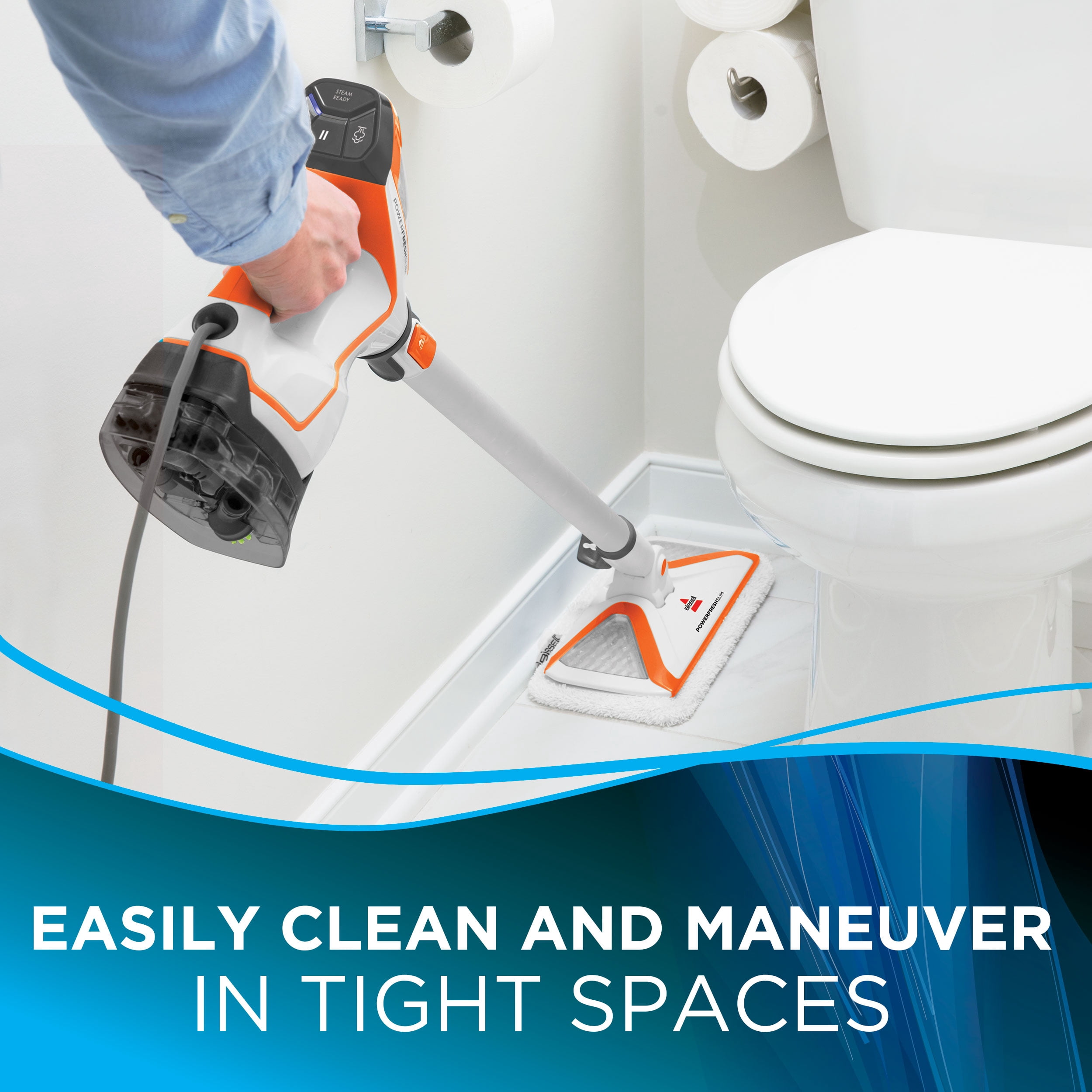 BISSELL PowerFresh Slim 3-in-1 Steam Mop & Handheld Steam Cleaner 2181