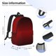 thumbnail image 5 of Disketp Red Geometric Mochila Escolar de 15 Pulgadas, Mochila Ligera para Estudiantes, Viajes y Trabajo, Cómoda y Resistente para el Uso Diario, 5 of 6