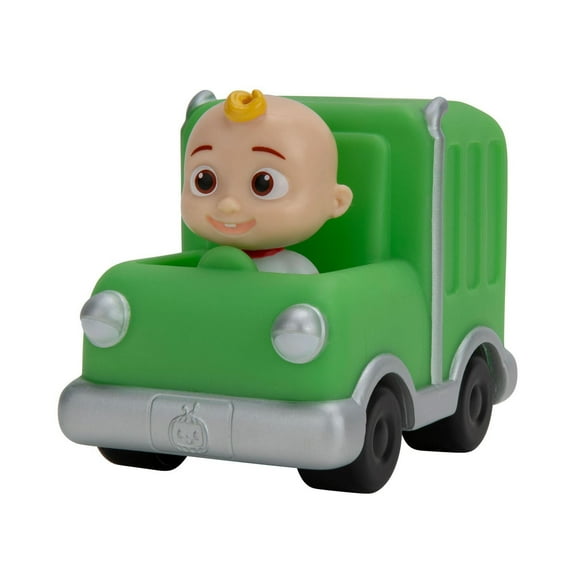 Cocomelon JJ Mini Figure Green Trash Garbage Truck Vehicle Toy Car