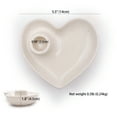 thumbnail image 6 of White Ceramic Heart-Shaped Incense Burner Holder for Palo Santo Stick, White Sage, Joss Sticks, Cone Incense, Candlesticks, 6 of 8