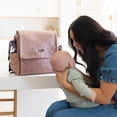 thumbnail image 5 of Petunia Mochila cuadrada con parte inferior pepinillo | Bolsa de pañales | Mochila para pañales para padres | Bolso de bebé elegante más vendido | Mochila sofisticada y espaciosa para mamás en movimie, 5 of 5