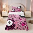 thumbnail image 2 of Erosebridal 8 Ball Twin Sheets Girly Bedding, Hot Pink 3-Piece (1 Flat Sheet, 1 Fitted Sheet and 1 Pillowcase), 2 of 6