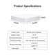 thumbnail image 5 of Centro de Control Zigbee Inalámbrico Tuya - Conecta hasta 50 Dispositivos con WiFi, Bluetooth y Zigbee 3.0  

(Nota: Este título en español de México cumple con los requisitos de longitud, mantiene, 5 of 7