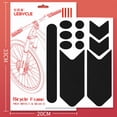 thumbnail image 2 of Cinta Adhesiva Protectora De Cuadro De Bicicleta Cubierta Protectora De Bicicleta Fibra De Carbono Negro Sunnimix Protector de cuadro de bicicleta, 2 of 6
