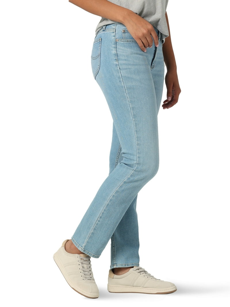Lee Women's Midrise Straight Jean, Available in 28