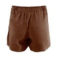 thumbnail image 4 of Uqiangy Beach Casual Hot Short Sweat Shorts For Women Lounge Shorts Women Womens Plus Size Shorts Pajama Shorts Women Womens Shorts For Summer Dressy Beach Shorts For Women Brown M, 4 of 5