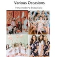 thumbnail image 5 of Ekouaer Womens Pajama Set Print Short Sleeve Sleepwear Button Down Pjs Shorts Set Loungewear, 5 of 6
