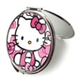 thumbnail image 3 of Hello Kitty Makeup mirror - portable desktop makeup mirror small handheld pocket makeup mirror, 3 of 5