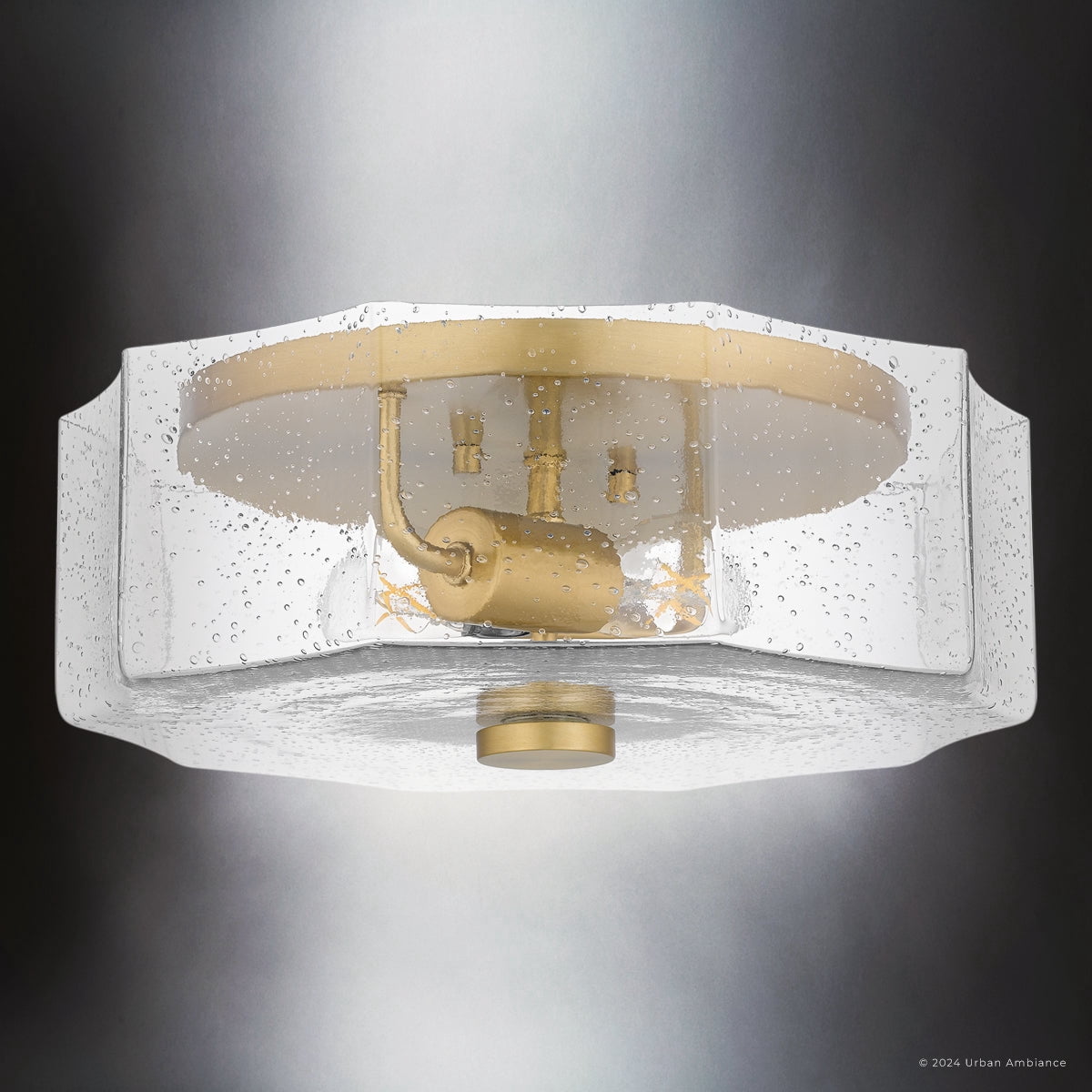Luxury Classic Ceiling Light, Aged Brass, UQL5600