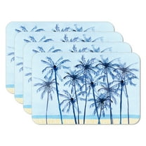 CounterArt "Laguna Palms" 4-Pack Reversible Tabletop Placemats