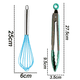thumbnail image 2 of Juego de utensilios de cocina - Utensilios de cocina de silicona resistentes al calor - Juego de utensilios - 2 piezas de utensilios de cocina antiadherentes, 2 of 5
