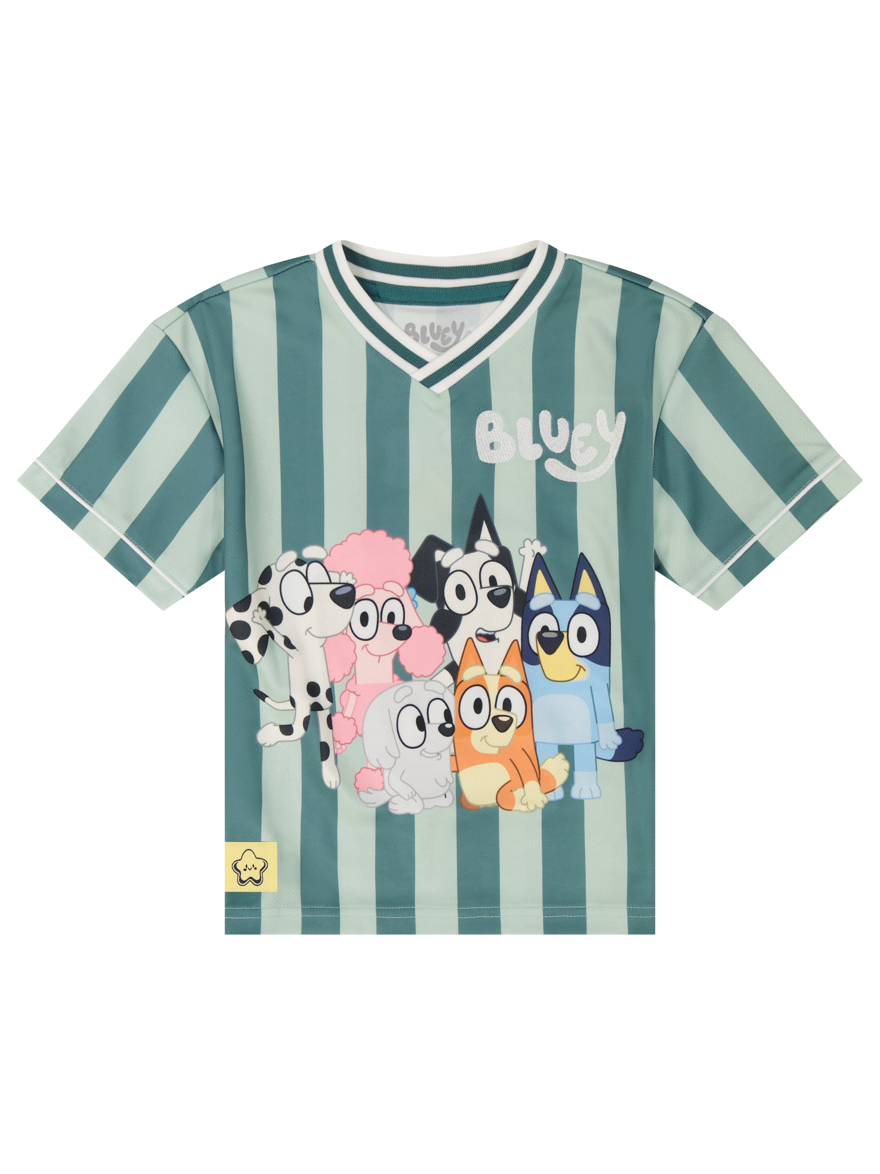 Bluey Toddler Short Sleeve Jersey, Sizes 12 Months-5T