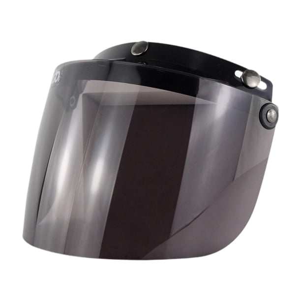 Visera para casco de motocicleta, protector contra el viento, para deportes, fácil instalación, repuestos para hombre, a prueba de polvo, protector de Color té claro
