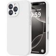 thumbnail image 1 of Funda de Silicona Premium, Forro de Microfibra Suave, para iPhone 16 Pro Max 6.9", Blanco, 1 of 7