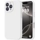 thumbnail image 1 of Funda de Silicona Premium, Forro de Microfibra Suave, para iPhone 16 Pro de 6.3 Pulgadas, Blanco, 1 of 7
