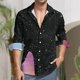 thumbnail image 2 of Camisa de manga larga para hombre, blusa con cuello vuelto, botones informales para la playa, cárdigan vuelto con estampado sin posicionamiento Odeerbi ODB-2, 2 of 6