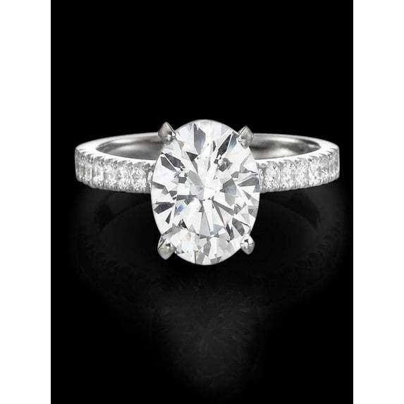 Limited Time Sale 1.25 Carat Diamond Engagement Ring in 10k White Gold on Sale Under 350