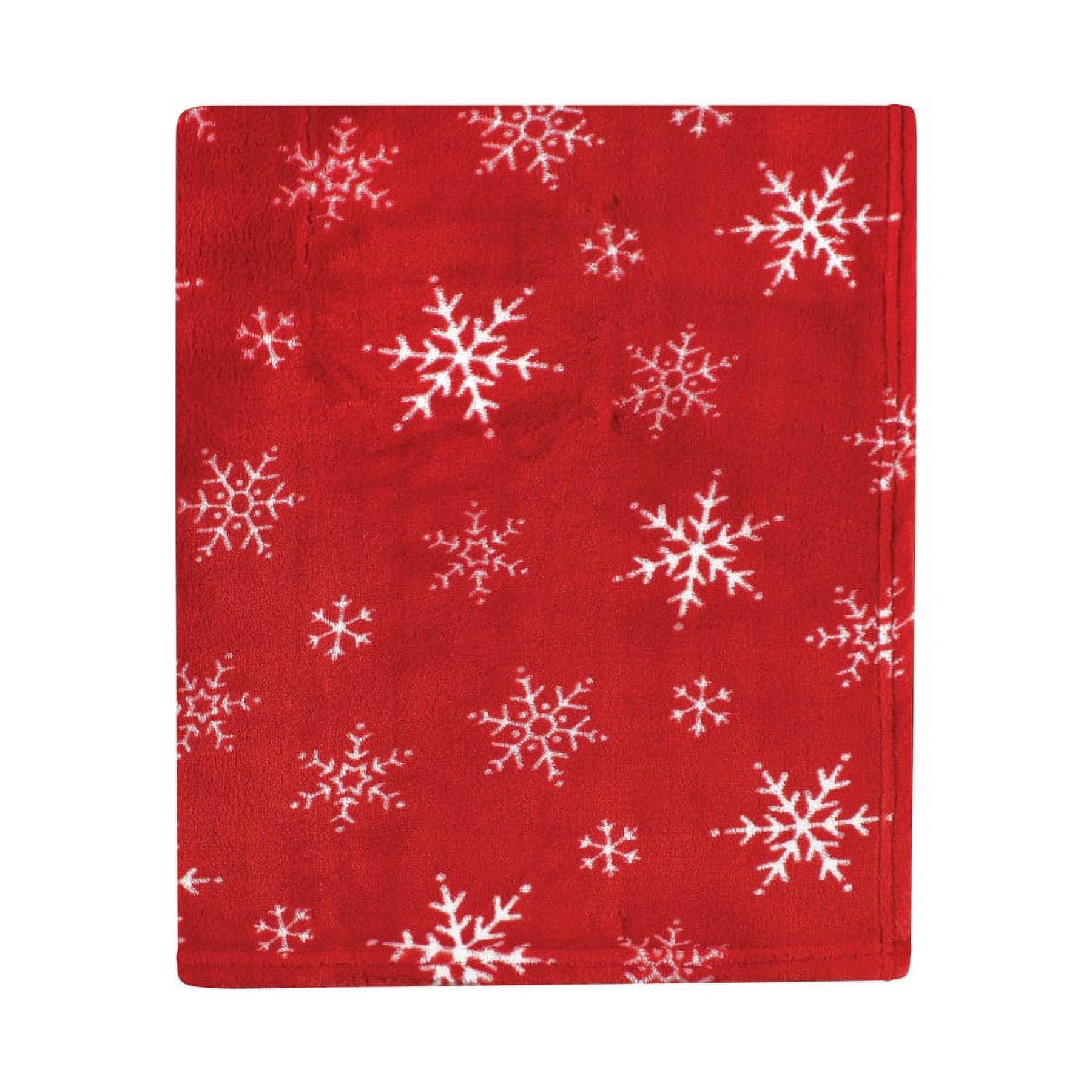 Hudson Baby Unisex Baby Silky Plush and Coral Fleece Blanket, White Tartan, 30x36 inches