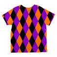 thumbnail image 2 of Halloween Court Jester Costume All Over Toddler T Shirt, 2 of 2
