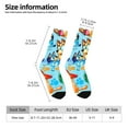 thumbnail image 2 of Johaoi Bluey Pattern Crazy Funny Socks for Men Women Colorful Fun Novelty Crew Socks Gifts for Adults Gag Gifts, 2 of 6