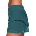 thumbnail image 3 of UKAP Women's Swim Skirts Waistband Mesh Layered Ruffle Swimdress Bathing Suit Skirt Swimsuit Tankini Beach Bottom Board, 3 of 4