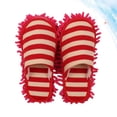 thumbnail image 2 of Oraceous 1 Pair Microfiber Slippers Chenille Washable Mop Slippers Shoes Floor Cleaning Mop Floor Cleaning Tool Unisex Slippers for and Men-, 2 of 10