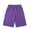 Purple, variant on YunPes Girls Cotton Athletic Shorts Pull-On Elastic Waist Sports Shorts with Pockets Teen Kids Soccer Running Gym Workout Outfits