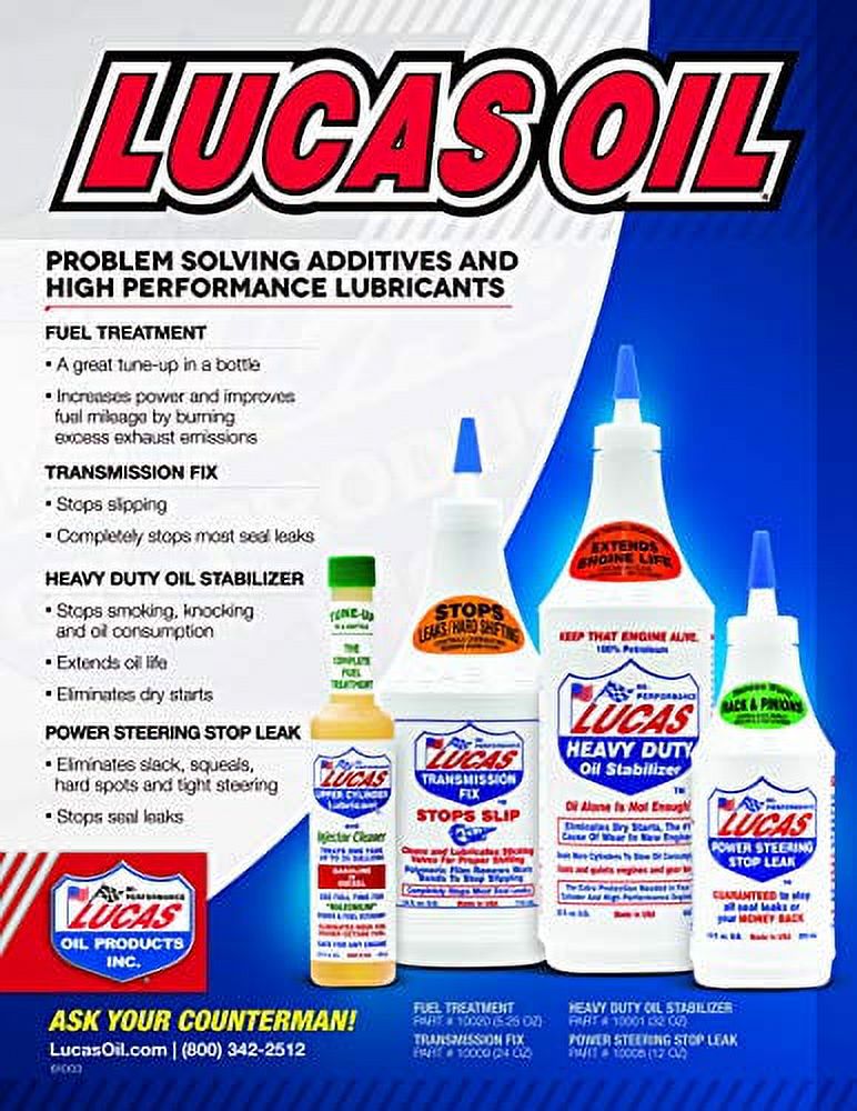 Lucas Oil Power Steering Stop Leak 12 Ounce 0.81 Pound - image 4 of 5