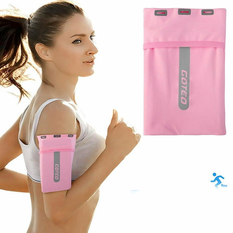 Arm Band Cell Phone Holder Key Bag Pouch Case Sports Gym Running