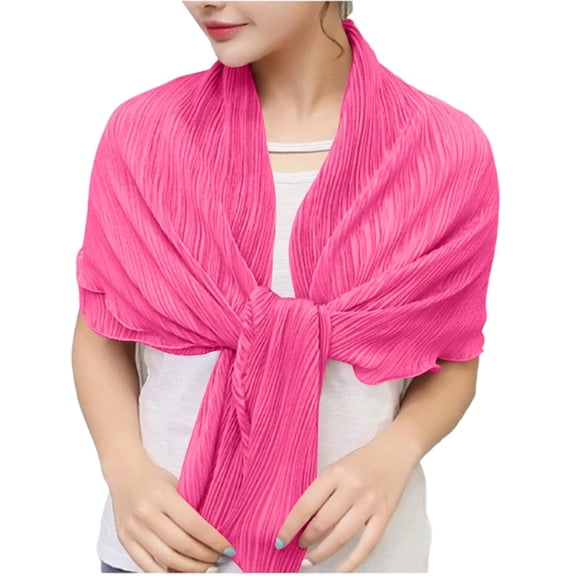 Garbnen Chiffon Shrugs for Women Open Front Cropped Long Sleeve Cardigans for Women Trendy Pleated Lightweight Casual Sun Protection Sheer Shawl