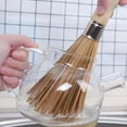 thumbnail image 5 of Cleaning Brush 2 × Bamboo Pot Brush Kitchen Essentials Wok Brush 2024 New Wok Cleaning Brush 12Inch Wok Brush Wok Brush Long Handle Wok Brush with Hook for Cooking Pots Pans, 5 of 9