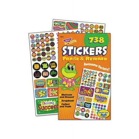 UPC: 0078628050110 | Trend®sticker Assortment Pack Praise/reward 738 Stickers/pad