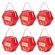thumbnail image 4 of 10 bolsas de caramelos rojas para regalos de boda Cajas de regalo de chocolate hexagonales con cuerdas, 4 of 8