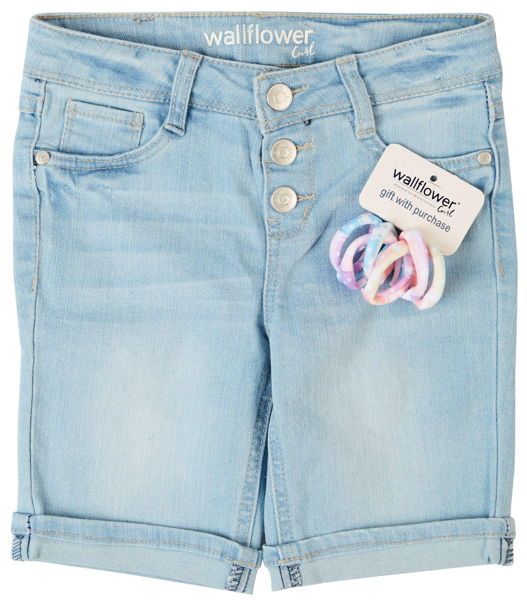 Unicorn Hair Ties 8 Light denim blue 