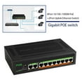 thumbnail image 3 of RJ45 Hub Ethernet Smart Switcher POE Switch RJ-45 Switch Gigabit Ethernet Network Switch Internet Splitter 2+8 Ports VLAN Switch ,Security, 3 of 7