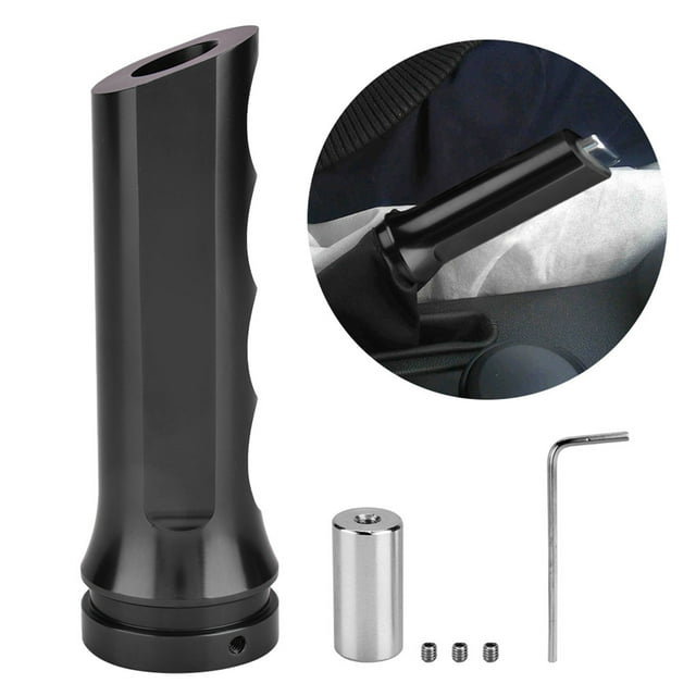 HandBrake Knob Forfour, Universal Auto Car Aluminum HandBrake Cover Handle Protector Hand Brake Sleeve Purple