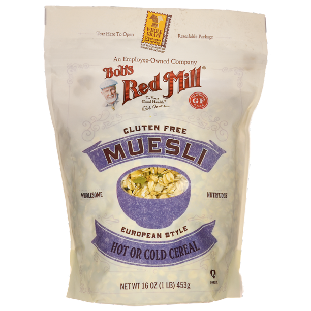 Bob's Red Mill, Muesli, European Style, Gluten Free, 16 Oz Walmart
