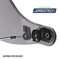 thumbnail image 3 of JORESTECH Sliding Retractable Visor Shield for Helmet/Hard Hat Mounted Eye Protection (Smoke), 3 of 4