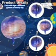 thumbnail image 3 of 11PCS Space Balloons Space ZS23 Theme 6th Birthday Decoration Outer Space Galaxy Balloons Rocket Astronaut Balloons Spaceship Balloons with Star Moon Foil Balloons for Boys 4th Space Birthday Party, 3 of 3