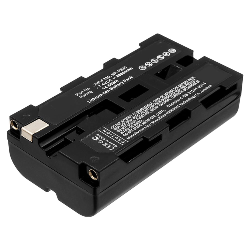 Ultra High Capacity Synergy Digital Camera Battery Replacement for ATOMOS Battery Compatible with Mitoya RL-480 3000-6000 K Digital Camera, Li-ion, 7.4V, 4400mAh