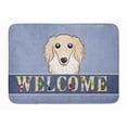 thumbnail image 1 of Carolines Treasures BB1398RUG Longhair Creme Dachshund Welcome Machine Washable Memory Foam Mat, 1 of 4