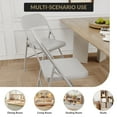 thumbnail image 7 of CazToi Portable Metal Frame Folding Chairs Set of 4 for Home & Party, 7 of 7