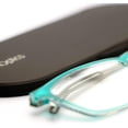 thumbnail image 3 of Always With You ThinOptics Reading Glasses - Ultra Thin and Lightweight Readers with Case - Special Edition Colors - Rectangle Teal 1.0x, 3 of 4