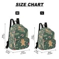 thumbnail image 2 of FORMRS Mini Backpack Purse for Women Quilted Travel Daypack Casual Shoulder Bag, Christmas Gingerbread, 2 of 7