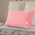 thumbnail image 2 of Hiroekza Premium Cotton Non-Slip Pillowcase with Button Closure - Skin-friendly, Soft, Breathable, and Secure Fit Pink, 2 of 5